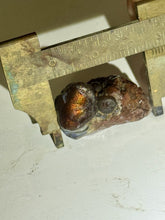 Load image into Gallery viewer, 104ct Fire Agate Windowed Botryoidal Rough Gemstone Specimen Lapidary 23x27mm