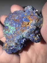 Load image into Gallery viewer, 189ct Natural Azurite Blue Gemstone Mineral Display Crystal Specimen 49x50mm
