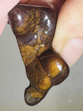 Load image into Gallery viewer, 49ct Fire Agate Gemstone Freeform Semi-Cut Rough Lapidary Specimen 21x41mm