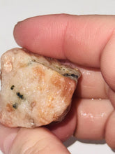 Load image into Gallery viewer, 23g Rough Rainbow Confetti Sunstone Gemstone Specimen, Schiller - Flash Lapidary