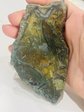 Load image into Gallery viewer, 102g Morrisonite Style Picture Jasper Rough Slab Old Stock Oregon Lapidary