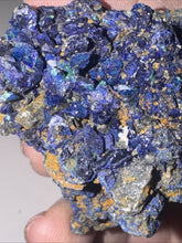 Load image into Gallery viewer, 236ct Natural Azurite Blue Gemstone Mineral Display Crystal Specimen 35x43mm