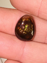 Load image into Gallery viewer, 5.9ct Rare Fire Agate GemStone Cabochon High Grade Lapidary Specimen