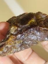 Load image into Gallery viewer, 246Ct Fire Agate Rough Gemstone Preform Semi Worked Lapidary Specimen 40x55mm
