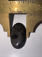 Load image into Gallery viewer, 8ct Australian Andamooka Black Matrix Rainbow Opal Gemstone Cabochon 22x13