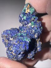 Load image into Gallery viewer, 179ct Natural Azurite Blue Gemstone Mineral Display Crystal Specimen 32x53mm