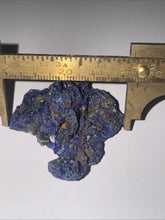 Load image into Gallery viewer, 140ct Natural Azurite Gemstone Blue Mineral Display Crystal Specimen 45x48mm