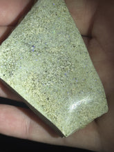 Load image into Gallery viewer, 183ct Louisiana Fire Opal Rub Rough Gemstone Lapidary Specimen Face Polished