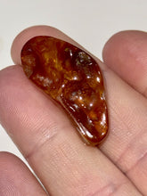 Load image into Gallery viewer, 19ct Rare Freeform Fire Agate GemStone Cabochon High Grade Lapidary Specimen