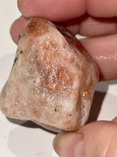 Load image into Gallery viewer, 46g Rough Rainbow Confetti Sunstone Gemstone Specimen, Schiller - Flash Lapidary