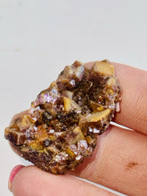 Load image into Gallery viewer, 19g Vanadinite crystal cluster red brown Hexagonal Crystal Mineral Specimen