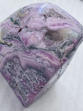 Load image into Gallery viewer, 565g Rhodochrosite Pink Gemstone Standing Free Form From Capillitas Argentina