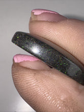 Load image into Gallery viewer, 15ct Australian Andamooka Black Matrix Rainbow Opal Gemstone Cabochon 24x15mm