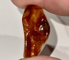Load image into Gallery viewer, 19ct Rare Freeform Fire Agate GemStone Cabochon High Grade Lapidary Specimen