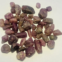 Load image into Gallery viewer, 79 Gram Lot Ruby Corundum Rough Raw Stones Natural Gemstones Crystal Lapidary