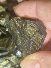 Load image into Gallery viewer, Natural Green Epidote Rough Crystal Gemstone Mineral Specimen Lot-Choose weight 
