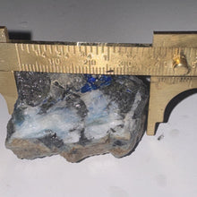 Load image into Gallery viewer, 91g Rare Blue Linarite on cerussite, with leadhillite Lapidary Rough Gemstone
