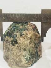 Load image into Gallery viewer, 125g Green Chalcedony Brecciated Picture Jasper Rough End Cut Old Stock 40x50mm
