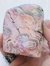 Load image into Gallery viewer, 565g Rhodochrosite Pink Gemstone Standing Free Form From Capillitas Argentina