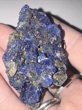 Load image into Gallery viewer, 228ct Natural Azurite Blue Gemstone Mineral Display Crystal Specimen 32x55mm
