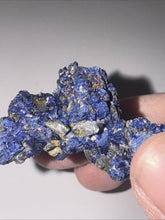 Load image into Gallery viewer, 140ct Natural Azurite Gemstone Blue Mineral Display Crystal Specimen 45x48mm