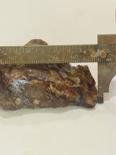 Load image into Gallery viewer, 246Ct Fire Agate Rough Gemstone Preform Semi Worked Lapidary Specimen 40x55mm