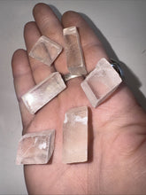 Load image into Gallery viewer, 36g lot Natural Clear Rhombohedral Calcite Crustal Mineral Speciemn