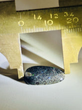 Load image into Gallery viewer, 2.8ct Australian Andamooka Black Matrix Rainbow Opal Gemstone Cabochon Flash