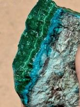 Load image into Gallery viewer, 485g Malachite &amp; Chrysocolla W/ Gem Silica Gemstone Specimen Lapidary - Congo
