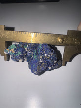 Load image into Gallery viewer, 179ct Natural Azurite Blue Gemstone Mineral Display Crystal Specimen 32x53mm
