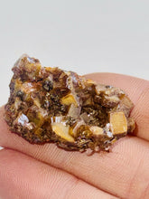 Load image into Gallery viewer, 19g Vanadinite crystal cluster red brown Hexagonal Crystal Mineral Specimen