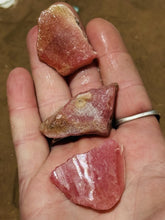 Load image into Gallery viewer, 1LB Pound Bulk Lot Argentina Pink Rhodochrosite Rough Gemstone Lapidary