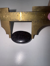 Load image into Gallery viewer, 13ct Australian Andamooka Black Matrix Rainbow Opal Gemstone Cabochon 23x15mm
