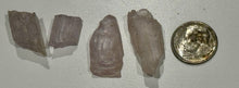 Load image into Gallery viewer, 13g Lot Kunzite Crystal Gemstone Specimen Pala Mine, San Diego CA Pink Spodumene