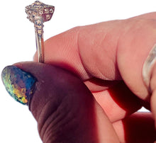 Load image into Gallery viewer, 18k Gold 1ctw Natural Upside Down Pear Shaped Halo Pink Diamond Engagement Ring