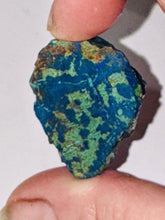 Load image into Gallery viewer, 14g High Grade Malachite Azurite Gemstone Stabilized Rough Slab Lapidary Bisbee