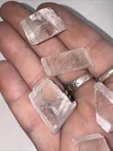 Load image into Gallery viewer, 30g lot Natural Clear Rhombohedral Calcite Crustal Mineral Speciemn