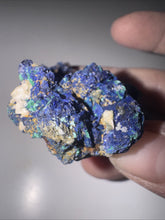 Load image into Gallery viewer, 189ct Natural Azurite Blue Gemstone Mineral Display Crystal Specimen 49x50mm