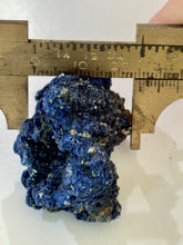 Load image into Gallery viewer, 140ct Natural Azurite Gemstone Blue Mineral Display Crystal Specimen 25x43mm