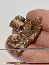 Load image into Gallery viewer, 19g Vanadinite crystal cluster red/brown Hexagonal Crystal Mineral Specimen 