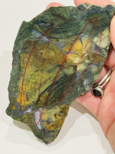 Load image into Gallery viewer, 102g Morrisonite Style Picture Jasper Rough Slab Old Stock Oregon Lapidary