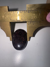 Load image into Gallery viewer, 13ct Australian Andamooka Black Matrix Rainbow Opal Gemstone Cabochon 23x15mm