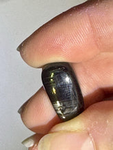Load image into Gallery viewer, 10ct Rare Fire Obsidian-Glass Butte Gemstone Cabochon, Oregon Lapidary 10x17mm
