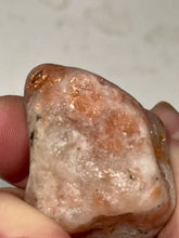 Load image into Gallery viewer, 46g Rough Rainbow Confetti Sunstone Gemstone Specimen, Schiller - Flash Lapidary