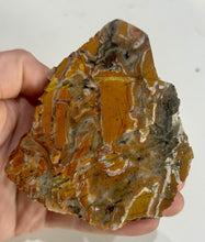 Load image into Gallery viewer, 314g Brecciated Jasper Rough End Cut Slab Lapidary Specimen Old Stock Collection