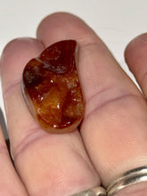 Load image into Gallery viewer, 19ct Rare Freeform Fire Agate GemStone Cabochon High Grade Lapidary Specimen