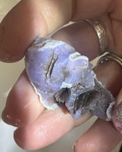 Load image into Gallery viewer, 18g Holly Blue Agate Gemstone Rough Gemmy Purple Oregon Lapidary Specimen