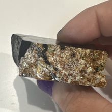 Load image into Gallery viewer, 67g Natural Nevada Black Jack Turquoise Rough Gemstone Slab Lapidary Otteson