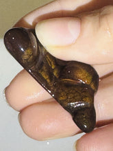 Load image into Gallery viewer, 49ct Fire Agate Gemstone Freeform Semi-Cut Rough Lapidary Specimen 21x41mm