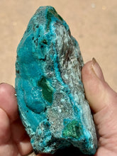 Load image into Gallery viewer, 485g Malachite &amp; Chrysocolla W/ Gem Silica Gemstone Specimen Lapidary - Congo